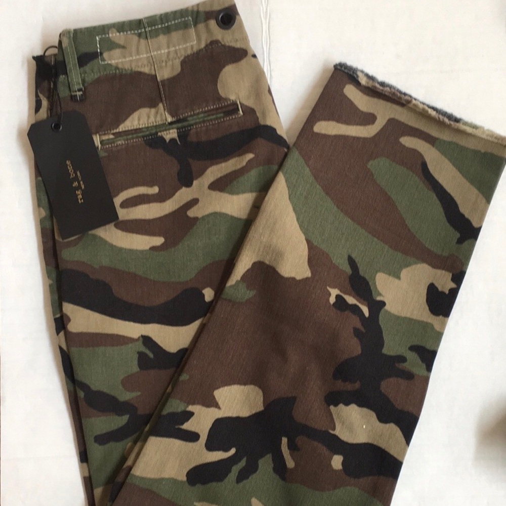 Rag &Bone Buckley Chino Camo Pants Sz 25-27